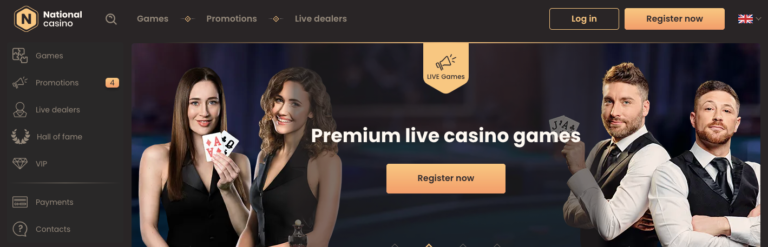best National Casino real money casino advertisement